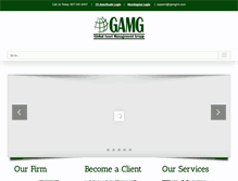 Tablet Screenshot of gamginc.com